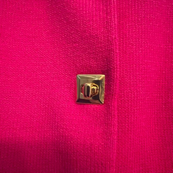 St John Jacket - Bright Pink, Gold Accents - Picture 5 of 9